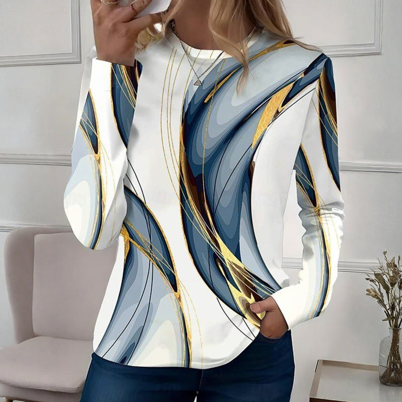 Silvia | Camiseta artística de estilo vintage