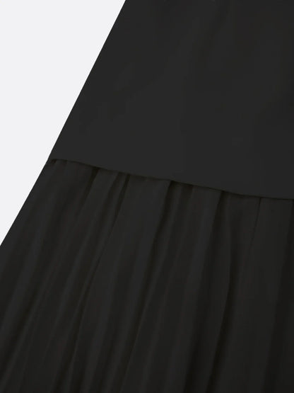 Micaela | Vestido largo plisado de diseño