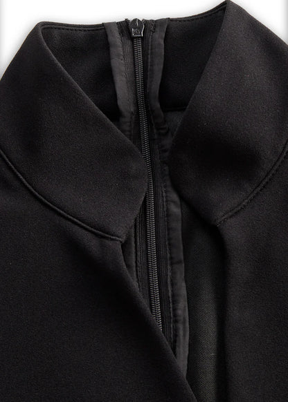 Naomi | Vestido negro refinado con cinturón